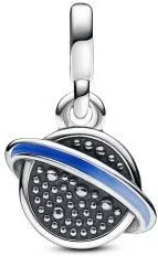 Mini Dangle Pandora ME Bleu - Planète en Ton sur Ton vue 2