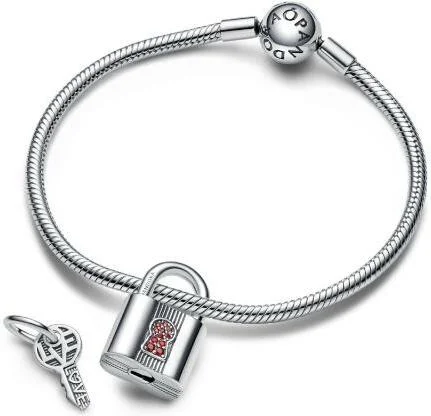 Charm Pandora Pendant Cadenas et Clef vue 3