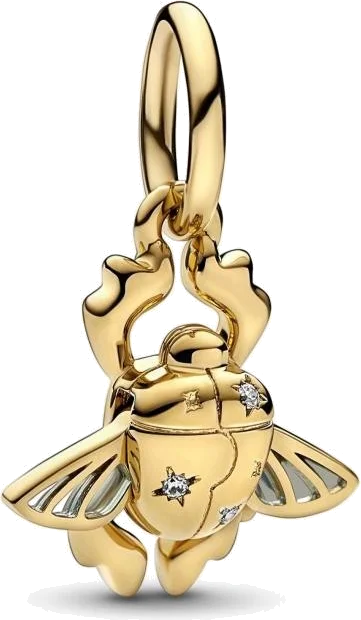 Charm Pandora Pandora Bleu - Pendant Disney Aladdin Scarabée vue 2