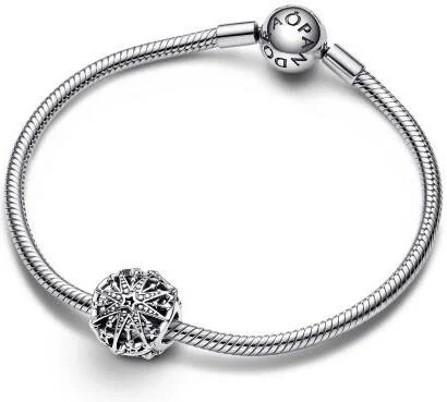 Charm Pandora Flocon de Neige Céleste Pandora Moments Femme vue 3