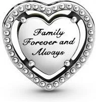 Charm Pandora Cœur Ajouré argent & Arbre de vie Pandora People vue 2