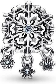 Charm Pandora Flocon de Neige Ruisselant Pandora Moments Femme vue 2
