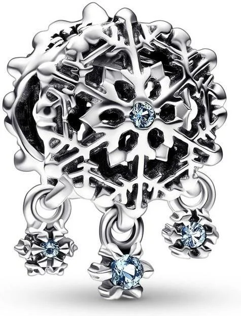 Charm Pandora Flocon de Neige Ruisselant Pandora Moments Femme