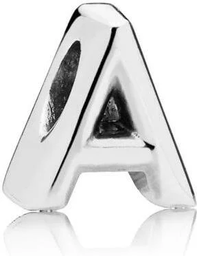 Charm Pandora Alphabet Lettre A Pandora Moments Argent 925/1000 vue 2