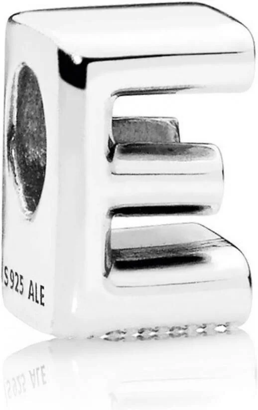 Charm Pandora Alphabet Lettre E Pandora Moments Argent 925/1000