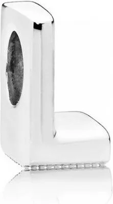 Charm Pandora Alphabet Lettre L Pandora Moments Argent 925/1000 vue 2