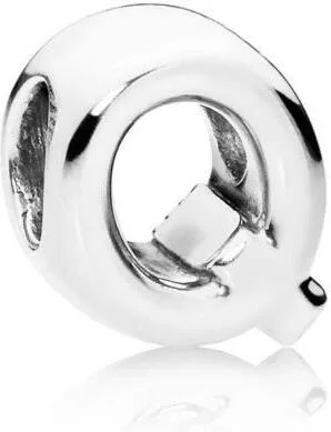 Charm Pandora Alphabet Lettre Q Pandora Moments Argent 925/1000 vue 2
