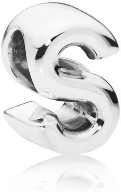 Charm Pandora Alphabet Lettre S Pandora Moments Argent 925/1000 vue 2