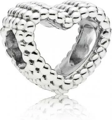 Charm Pandora Cœur Ouvert Perlé Pandora Moments Argent 925/1000 vue 2