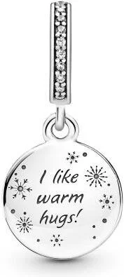 Charm Pandora double pendant Disney x Pandora Olaf de La Reine des Neiges vue 2