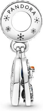 Charm Pandora double pendant Disney x Pandora Olaf de La Reine des Neiges vue 3