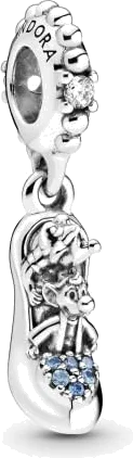 Charm Pandora Pendant argent Cendrillon Pantoufle de Verre & Souris Disney x Pandora vue 2