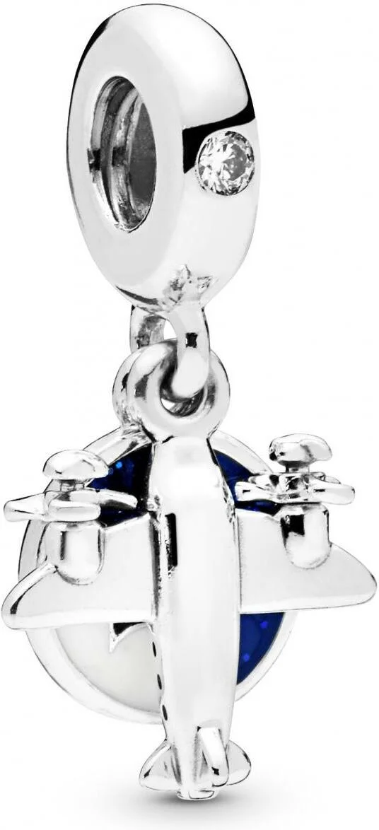 Charm Pandora Pendant Avion à Hélice Pandora Moments Argent 925/1000
