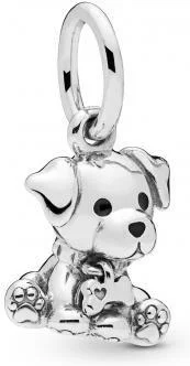 Charm Pandora Pendant Chiot Labrador Pandora Moments Argent 925/1000 vue 2