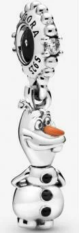 Charm Pandora Pendant Disney La Reine des Neiges Olaf Disney x Pandora Argent 925/1000 vue 2