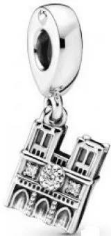 Charm Pandora pendant Notre-Dame Pandora Moments Argent 925/1000 vue 2