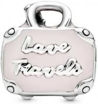 Charm Pandora Sac de Voyage Rose Pandora Moments Argent 925/1000 vue 2