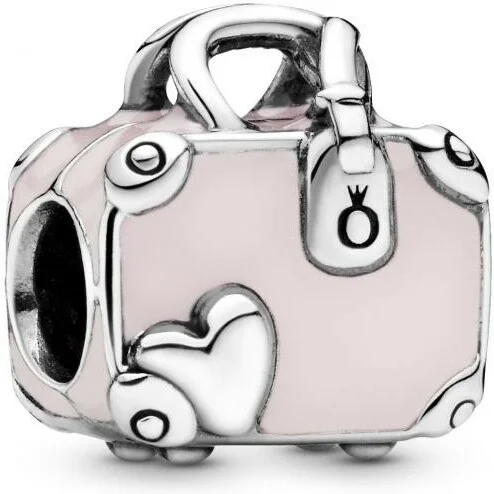 Charm Pandora Sac de Voyage Rose Pandora Moments Argent 925/1000