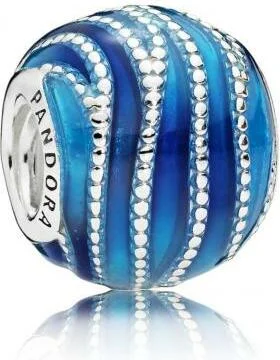 Charm Pandora Vague Bleue Pandora Moments Argent 925/1000 vue 2