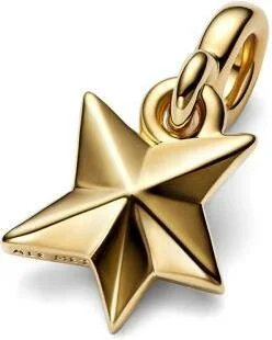 Charm Pandora et perles Etoile dorée ME vue 3