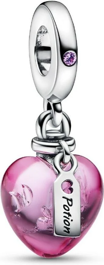 Charm Pandora Pendant Cœur Murano Philtre d’Amour