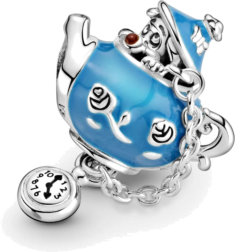 Charm Pandora argent Alice au Pays des Merveilles & Théière Fête de Non -Anniversaire Disney x Pandora vue 2