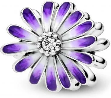 Charm Pandora Pandora Garden Marguerite Violette vue 2