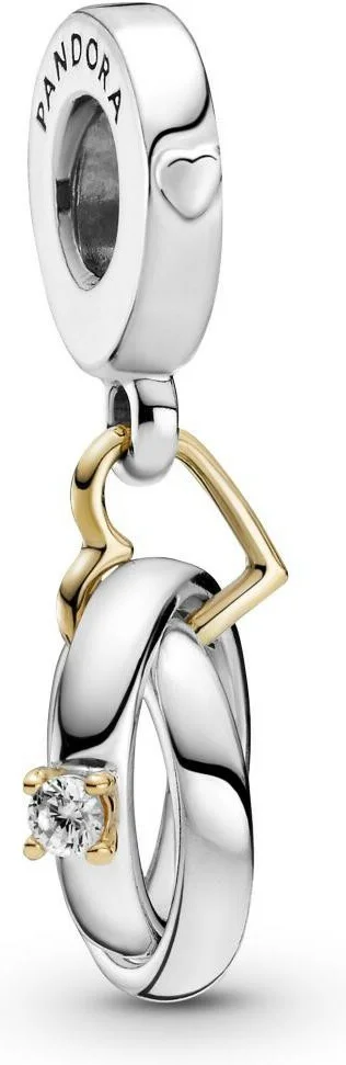 Charm Pandora Alliances Bicolores 799319C01 en Argent 925 et Doré pour Femme