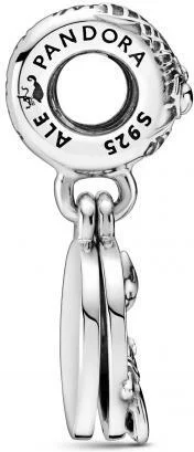Charm Pandora Double Pendant argent L'Étrange Noël de Monsieur Jack Disney x Pandora vue 3