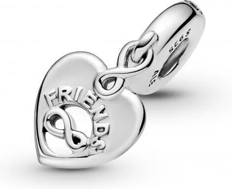 Charm Pandora Pendant argent Cœur Amis Pour Toujours Pandora vue 2