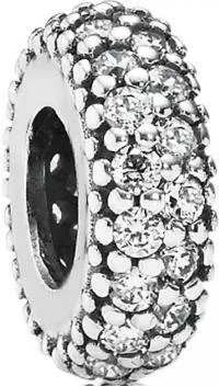 Charm Pandora Espaceur Scintillant Transparent Pandora Moments Argent 925/1000 vue 2