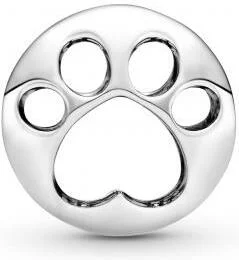 Charm Pandora Empreinte de Patte Ajouré Pandora Moments Argent 925/1000 vue 2