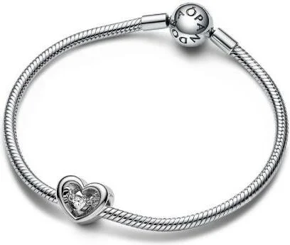 Charm Pandora Cœur Lumineux et Pierre Flottante -  Pandora vue 3