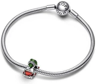Charm Pandora Sapin de Noël et Voiture Pandora Moments Femme vue 3