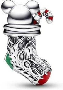 Charm Pandora Chaussette de Noël et Souris Pandora Moments Femme vue 2