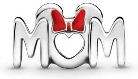Charm Pandora argent Minnie Nœud & Mum Disney x Pandora vue 2