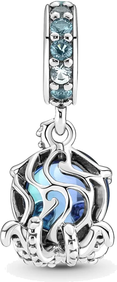 Charm Pandora Pendant Murano Adorable Poulpe vue 2