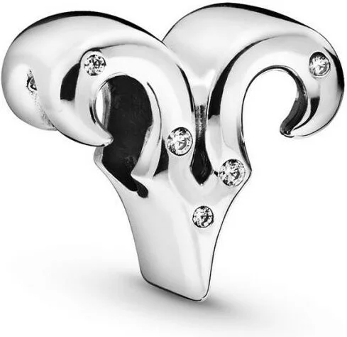Charm Pandora argent Zodiaque Belier Signe Astrologique