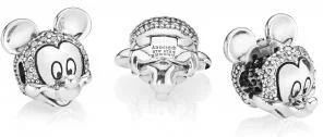 Charm Pandora Clip Pavé Disney Mickey Disney x Pandora Argent 925/1000 vue 2