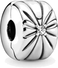 Charm Pandora Clip Soleil Scintillant Pandora Moments Argent 925/1000