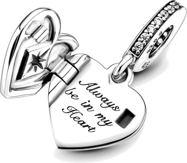 Pandora 799537C01 - Médaillon pendentif cœur ouvrable en argent 925 pour femme vue 2