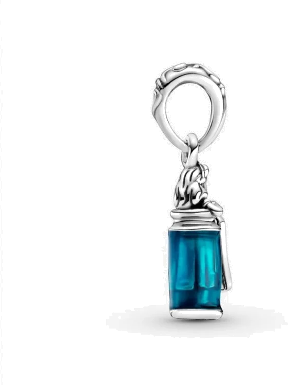 Pandora Charm Pendant Argent 925 Bleu Disney Alice au Pays des Merveilles Bois-Moi Réf. 799334C01 vue 2