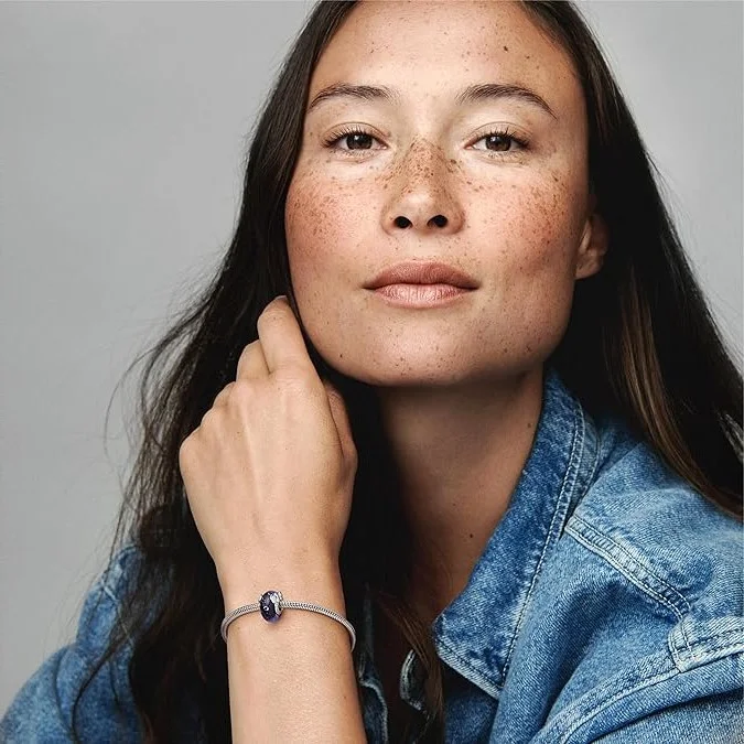 Pandora 792958C01 - Charm Mickey Magique en Verre de Murano Bleu pour Femme vue 5