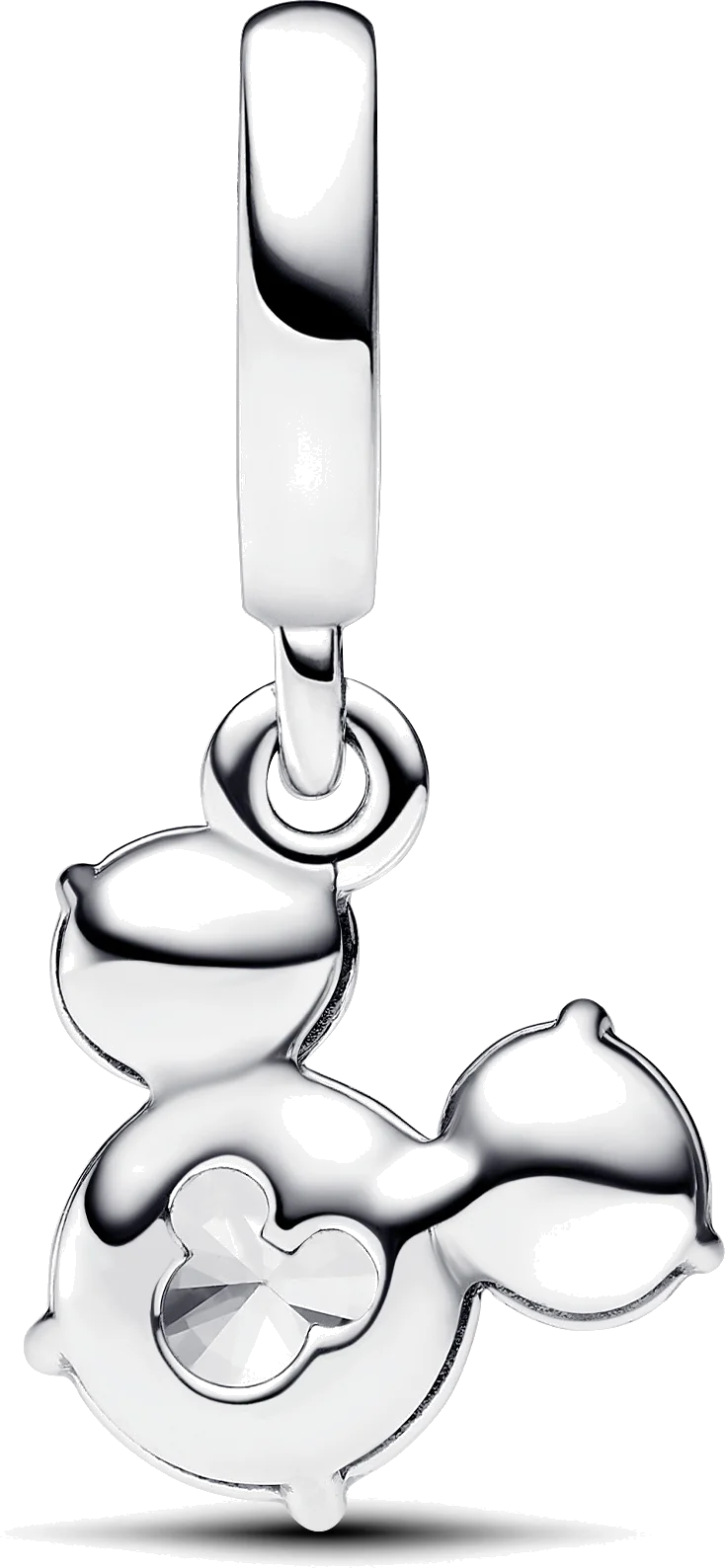 Pandora 793031C01 - Charm Pendentif Argent 925 Silhouette Mickey Scintillante - Femme vue 2