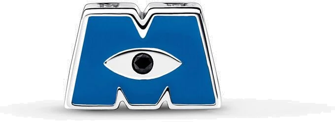 Ensemble de Charms Disney X Pandora Pixar Monstres & Cie vue 2