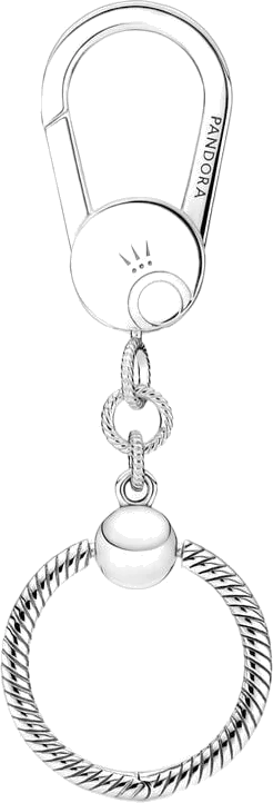 Porte-charms pour sac en argent 925 Pandora, forme cœur - Réf. 399567C00 vue 2