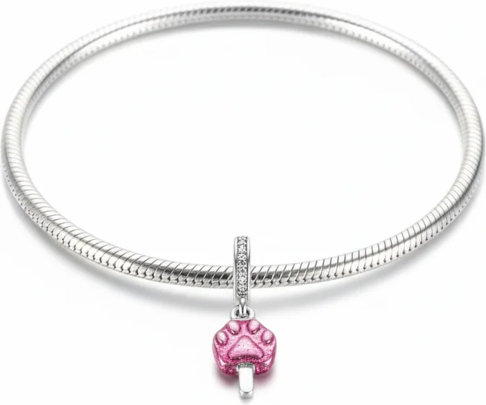 Charm Pandora Disney Zootopia Pawpsicle en argent 925 rose - Réf. 112170 - Unisexe vue 2