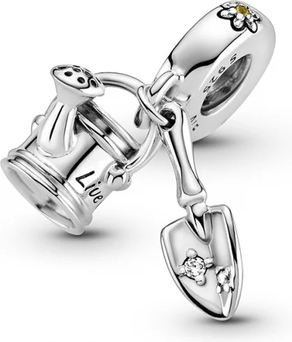 Charm Pandora Arrosoir et Truelle en Argent 925 - Réf. 799359C01 - Unisexe vue 2