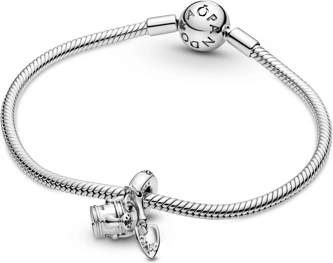 Charm Pandora Arrosoir et Truelle en Argent 925 - Réf. 799359C01 - Unisexe vue 3