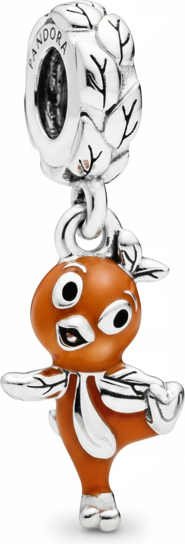 Charm Pandora Disney Orange Bird en Argent 925/1000 - Réf. 112185 - Unisexe